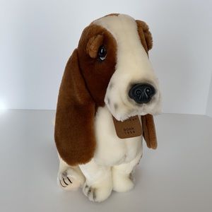 basset hound stuffed animal 90s
